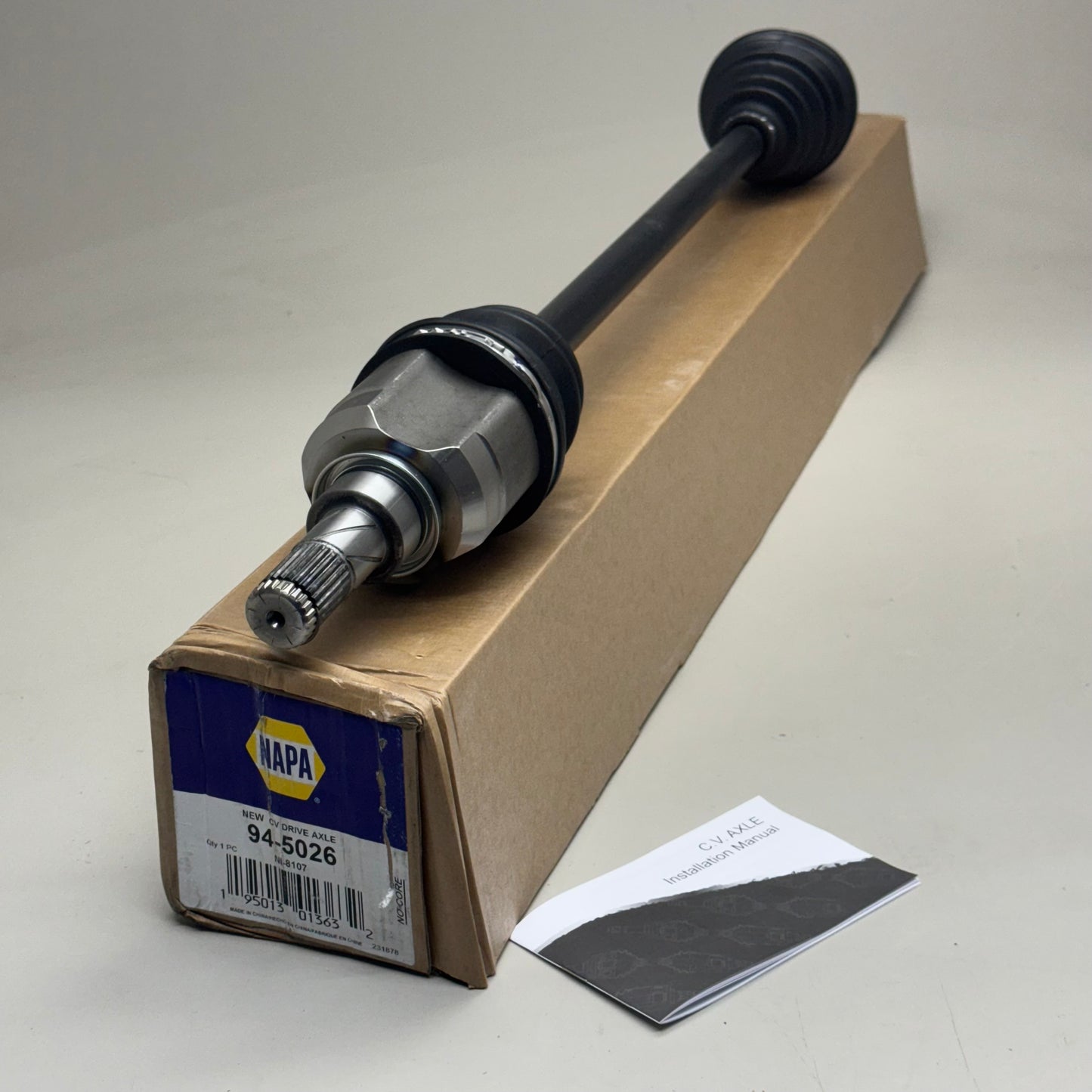 NAPA CV Drive Axle Grooved for Nissan Sentra 2000-06 NI-8107 94-5026