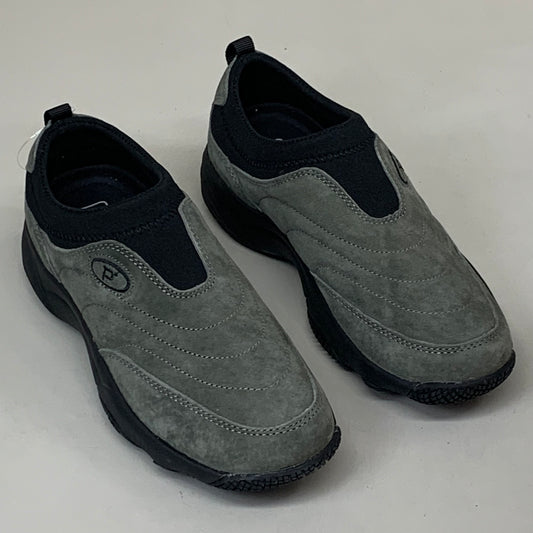 PROPET Wash & Wear Slip-On II Shoes M(B) Women's SZ 6.5 SR Pewter Suede W3851SPWM-06H