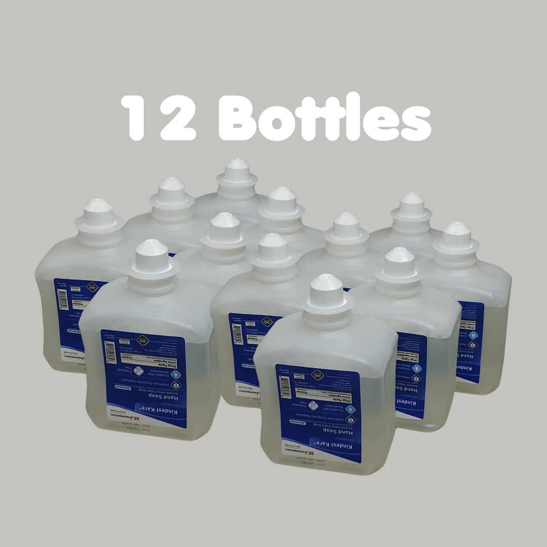 ZA@ SCJ Professional 12 Cartridges Kindest Care Advanced Antimicrobial Foam 1 L (12L Total) 03/24