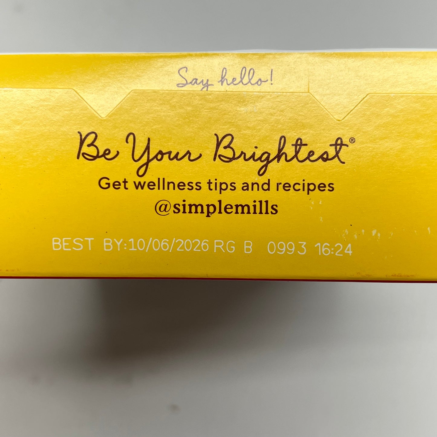ZA@ SIMPLE MILLS (6 PACK) Farmhouse Cheddar Almond Flour Crackers Family Size 7oz BB 10/26