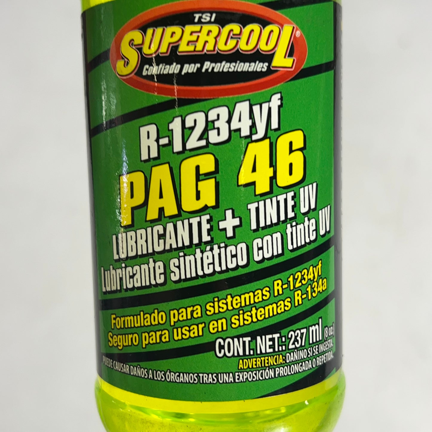 TSI SUPERCOOL (2 PACK) 1234yf Pag 46 Viscosity W/ Uv Dye 8oz Yellow 74327
