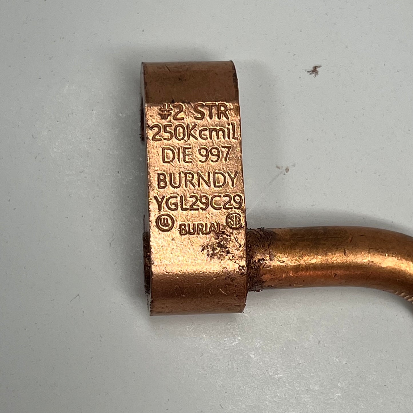 BURNDY Copper Compression Cross Grid Connector  Copper 279020 YGL29C29