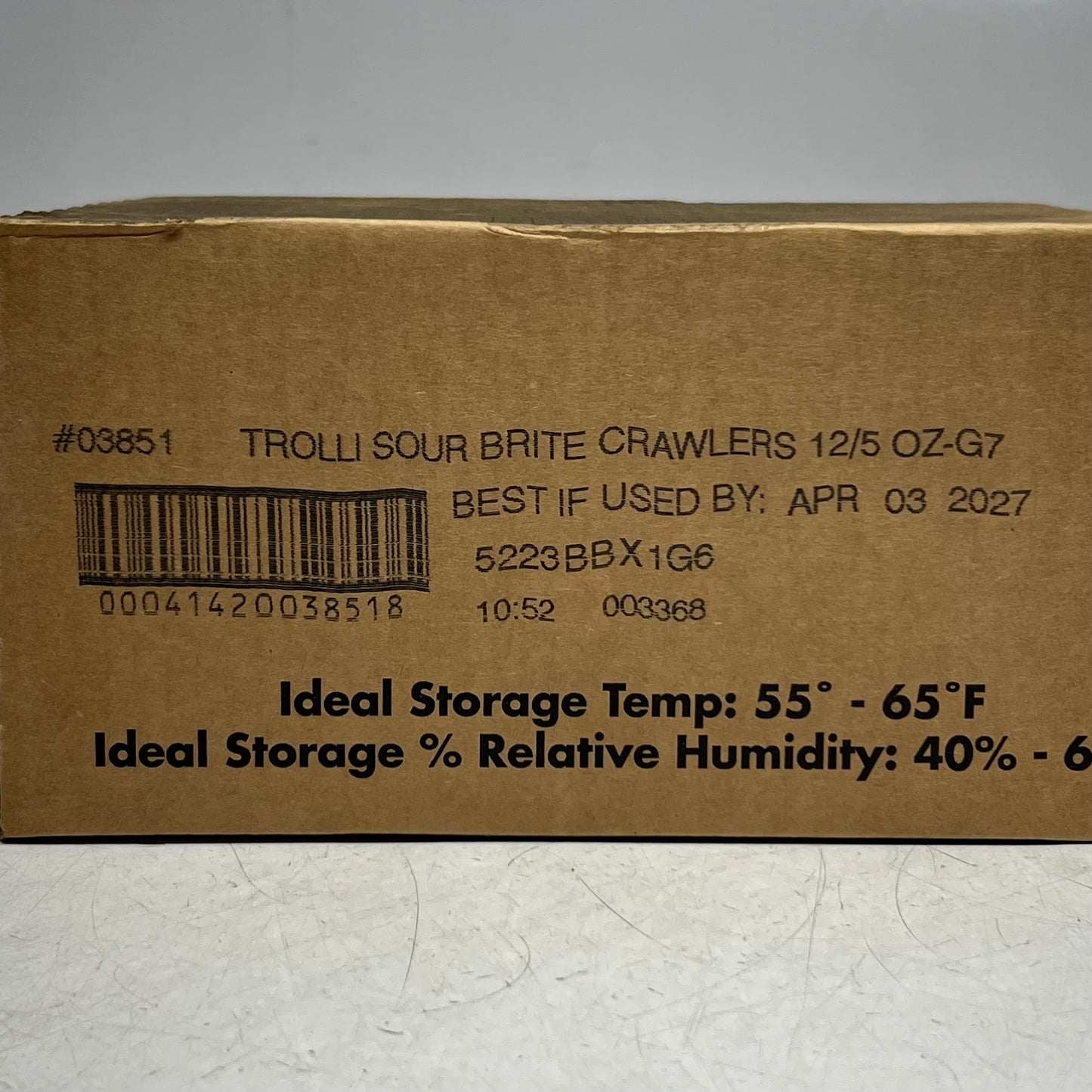 TROLLI (12 PACK) Gummy Candy, Sour Flavor 5 oz Various 03851 BB 04/27