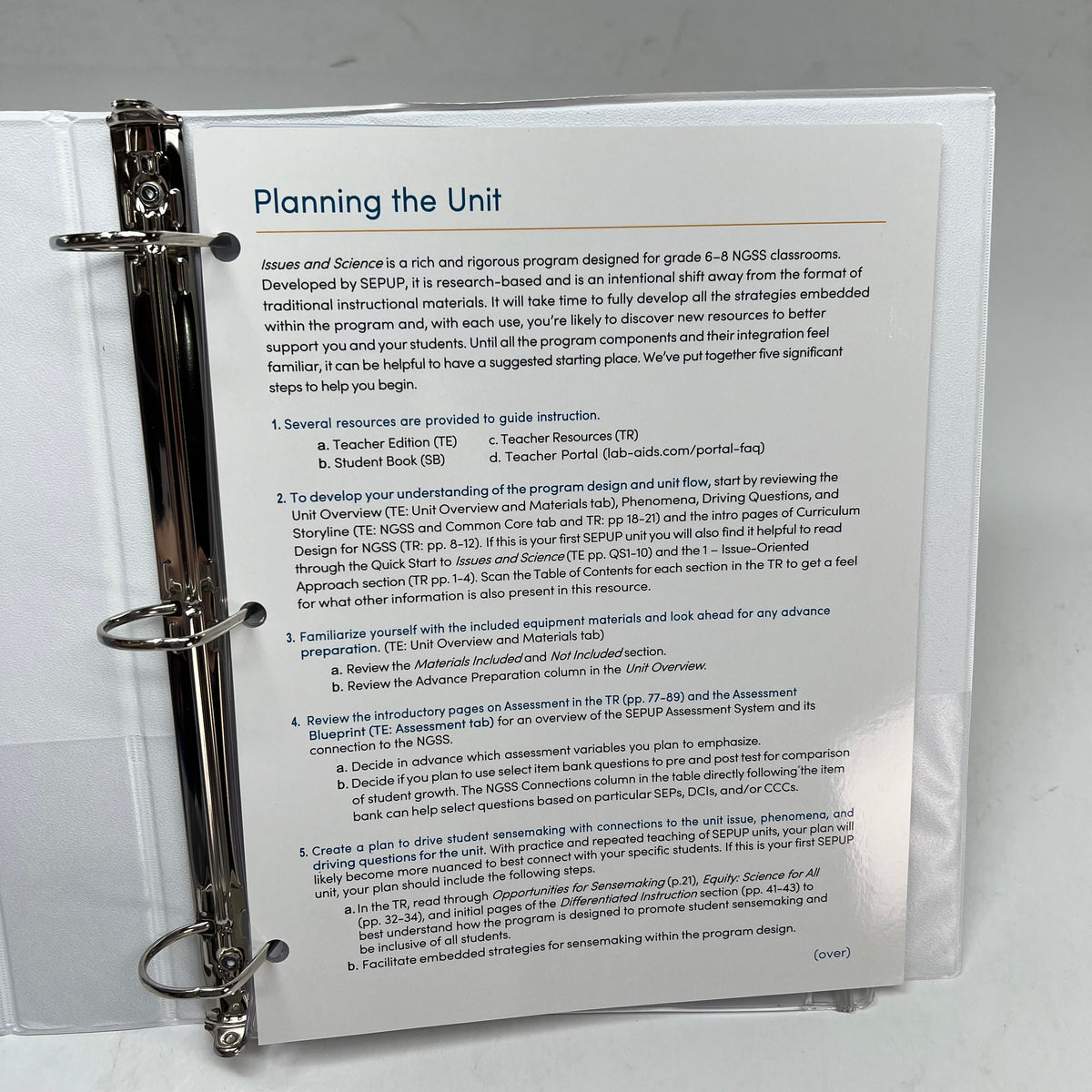 LAB AIDS Land, Earth & Human Interactions Teachers Ed 3rd Ed Revised & Binder