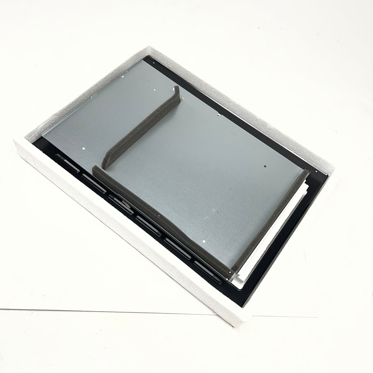 GE APPLIANCES Premium Microwave Trim Kit 0.9 Cu. Ft. Black Stainless JX1095STBB