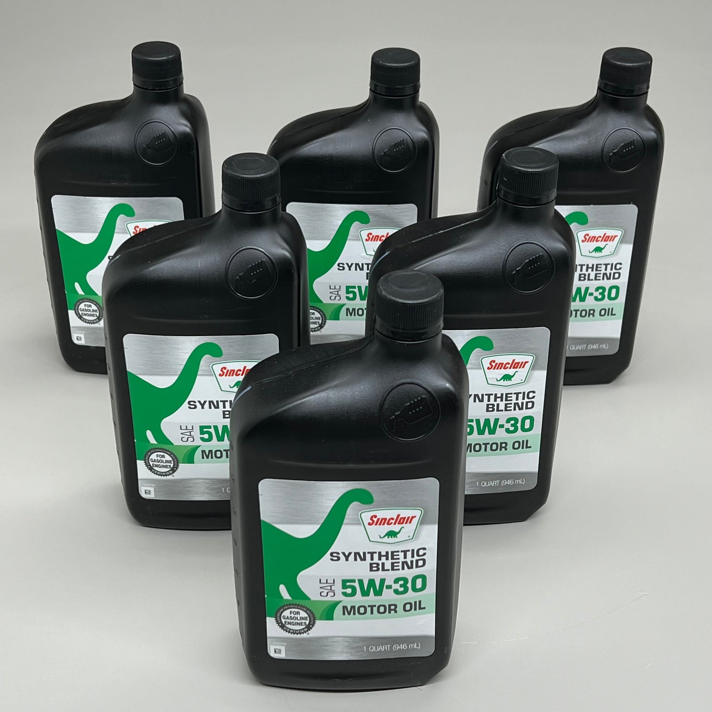 SINCLAIR (6 PACK) Durable Protection Synthetic Blend 5W-30 Motor Oil 1qt 832014