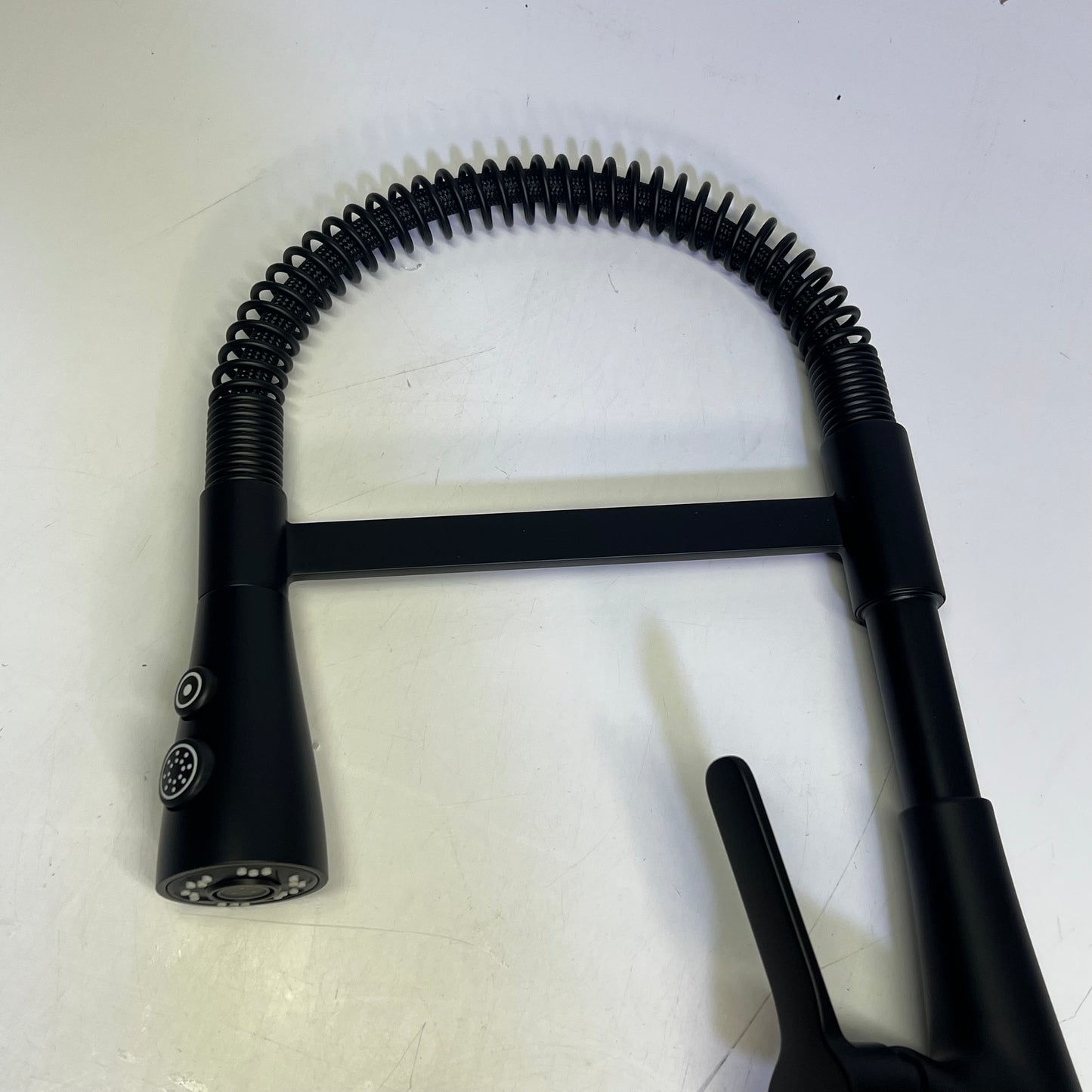 PFISTER Neera Single Hole Pre-Rinse Pull Down Kitchen Faucet Black LG529-NECB