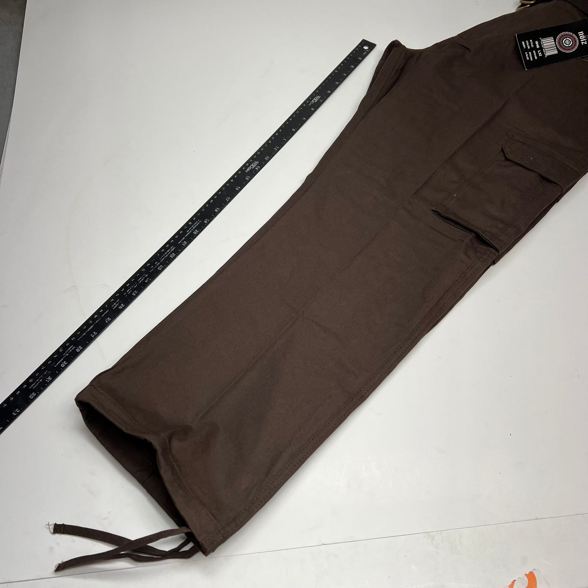 NOIZ Premium Jeans Cargo Pants W/ Belt Men's Sz 46/32 Brown KP610M