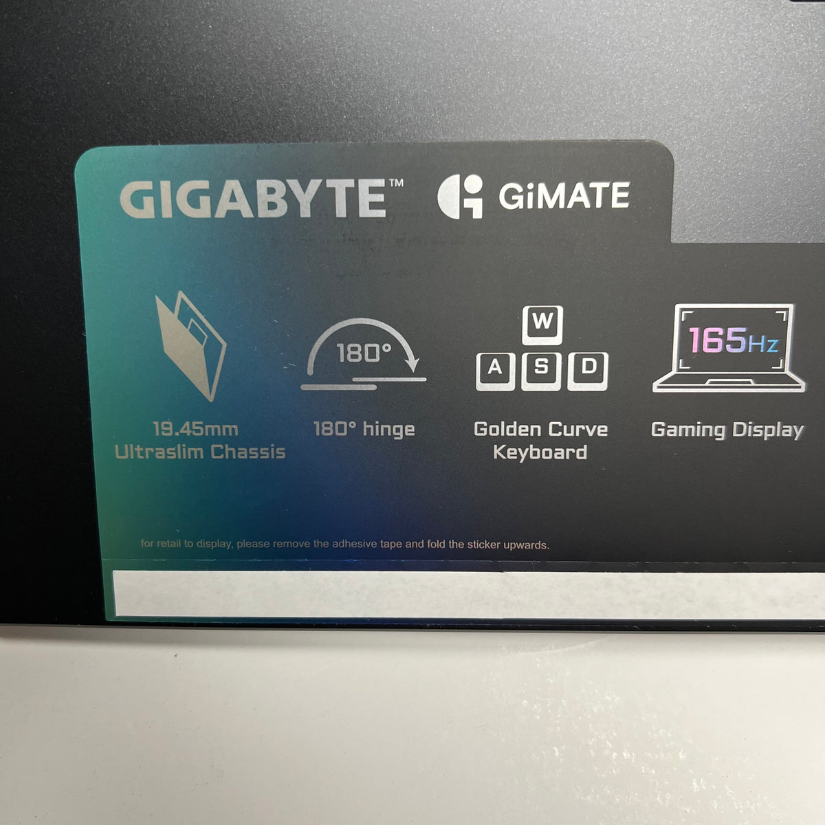 GIGABYTE Gaming A16 2gb Ddr5 Ram 1920x1200 (wuxga) 16" 1TB SSD 165Hz BLK Steel