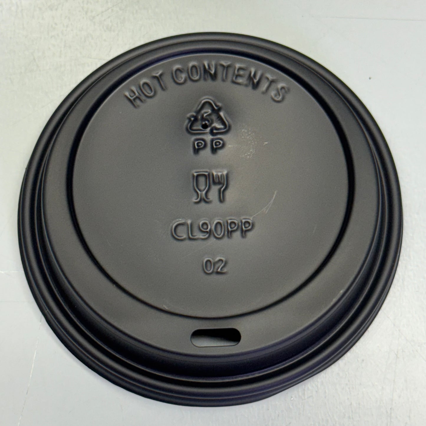 EPOCH COFFEE (1000 Lids) Coffee Cups Lids 16 oz Black PO-AN1816