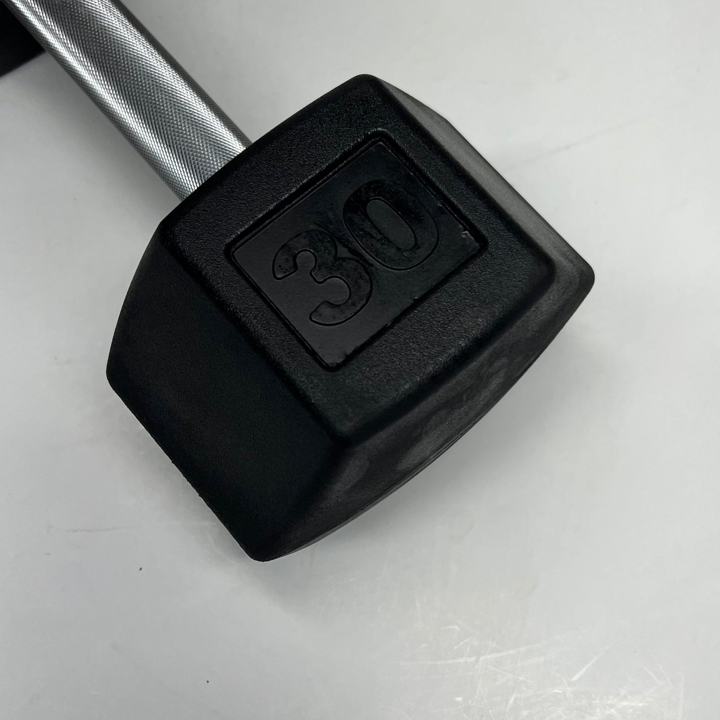 ZA@ TAG Metal & Rubber Dumbbells 30lbs Black/Chrome 1908