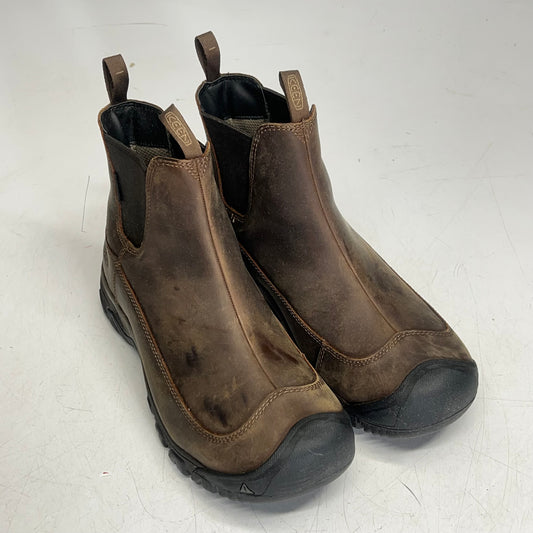 KEEN Anchorage III Waterproof Boots Men's Sz 11 Dark Earth/Mulch 1017790