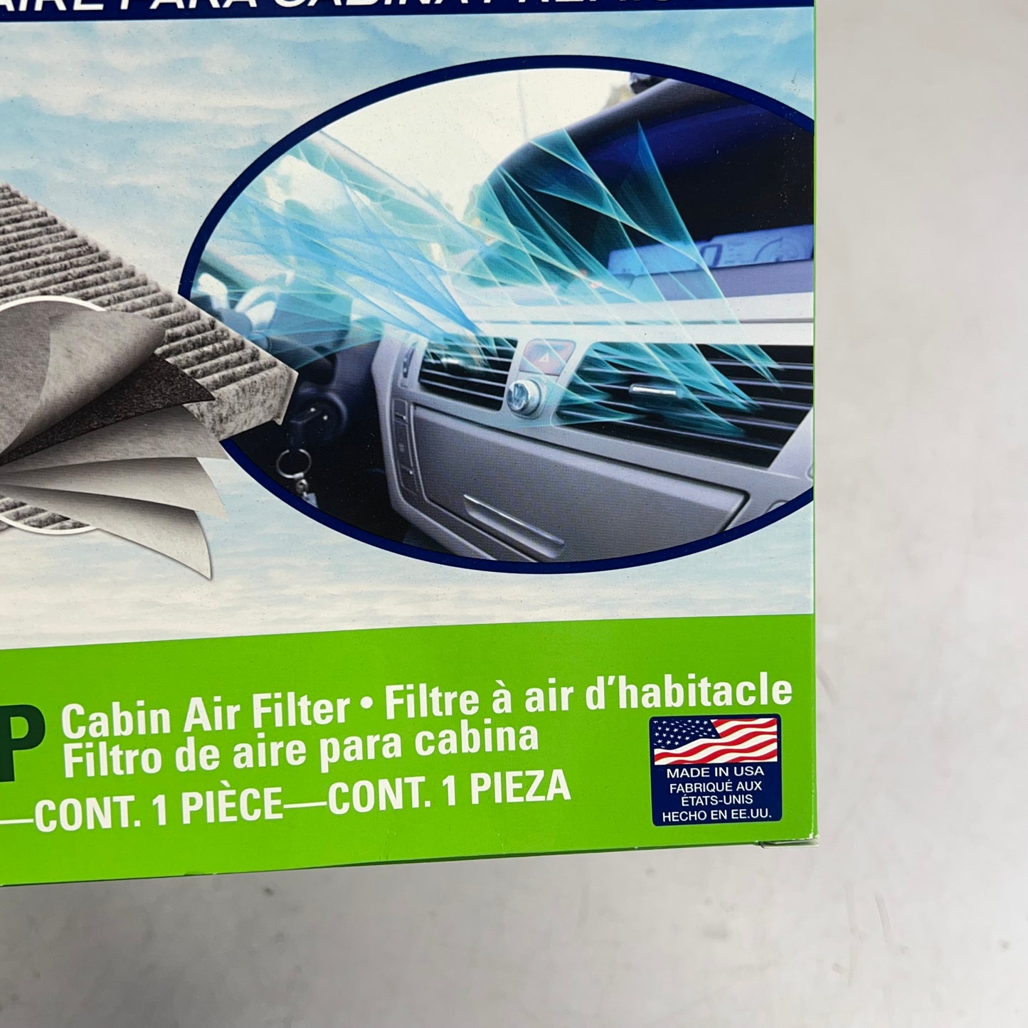 MICROGARD HEPA Premium Cabin Air Filter  8-7/16"x7-5/8"x1-1/8" 3686HP C