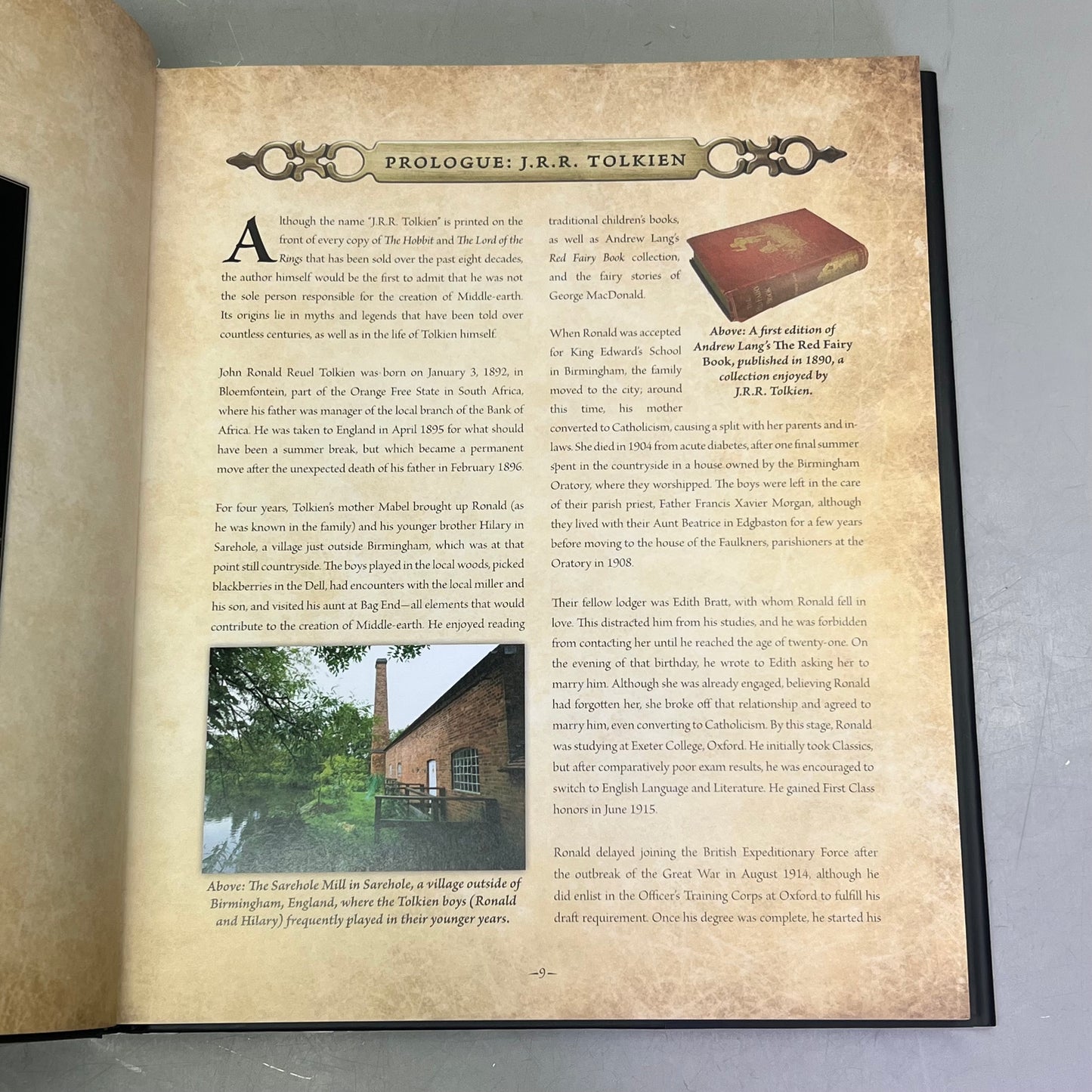 MIDDLE EARTH ENVISIONED The Hobbit & The Lord Of The Rings Hardback Book