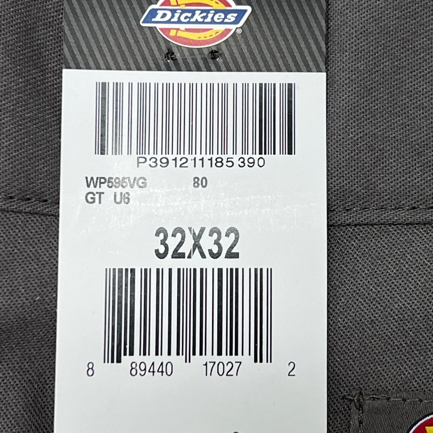 DICKIES Flex Regular Fit Cargo Straight Leg Pant Men's 32X32 Gravel Grey WP595VG