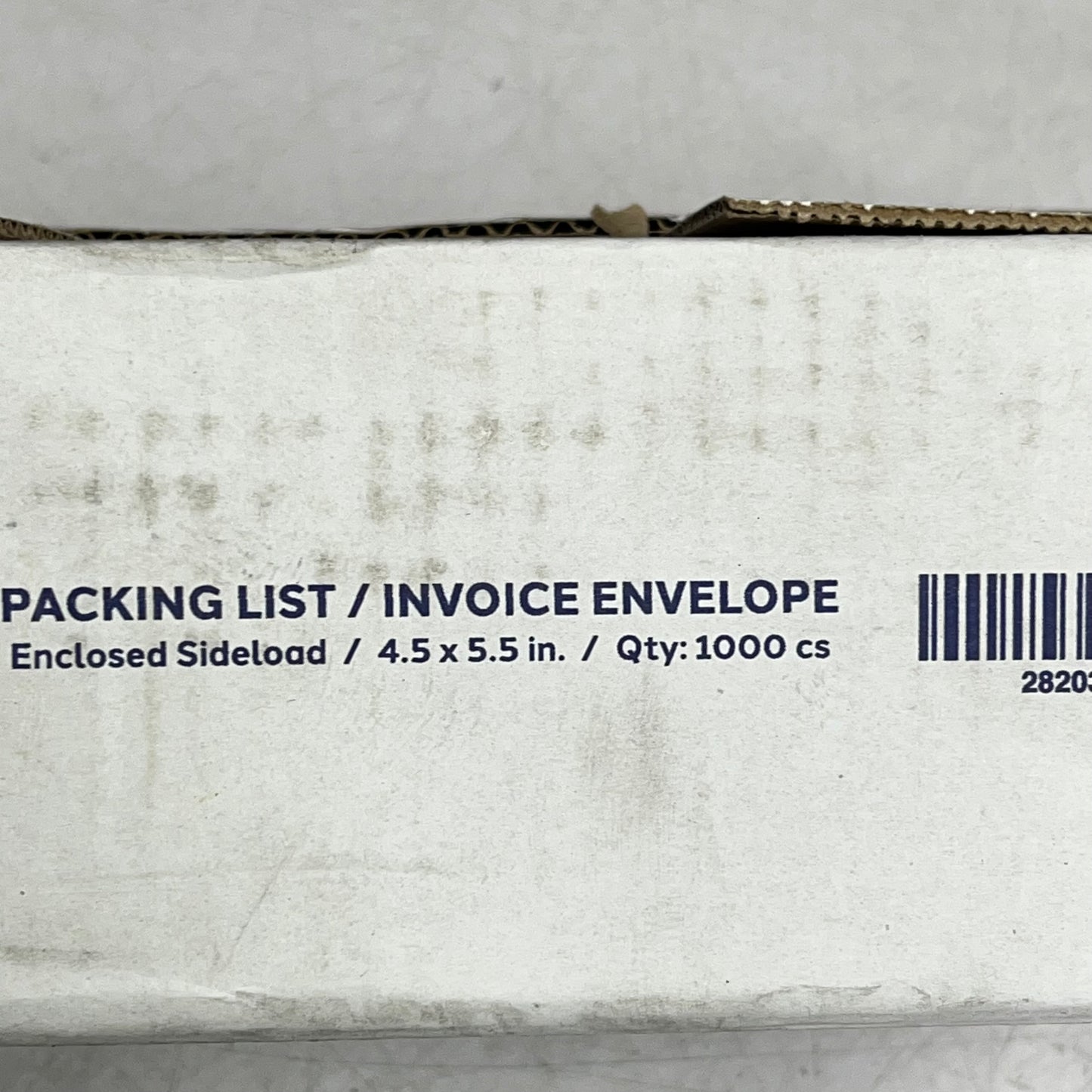 ZA@ SHORR EXPRESS  (1000 PACK) "packing List/invoice Enclosed Plastic Slips  4.5"x5.65" Clear/Orange