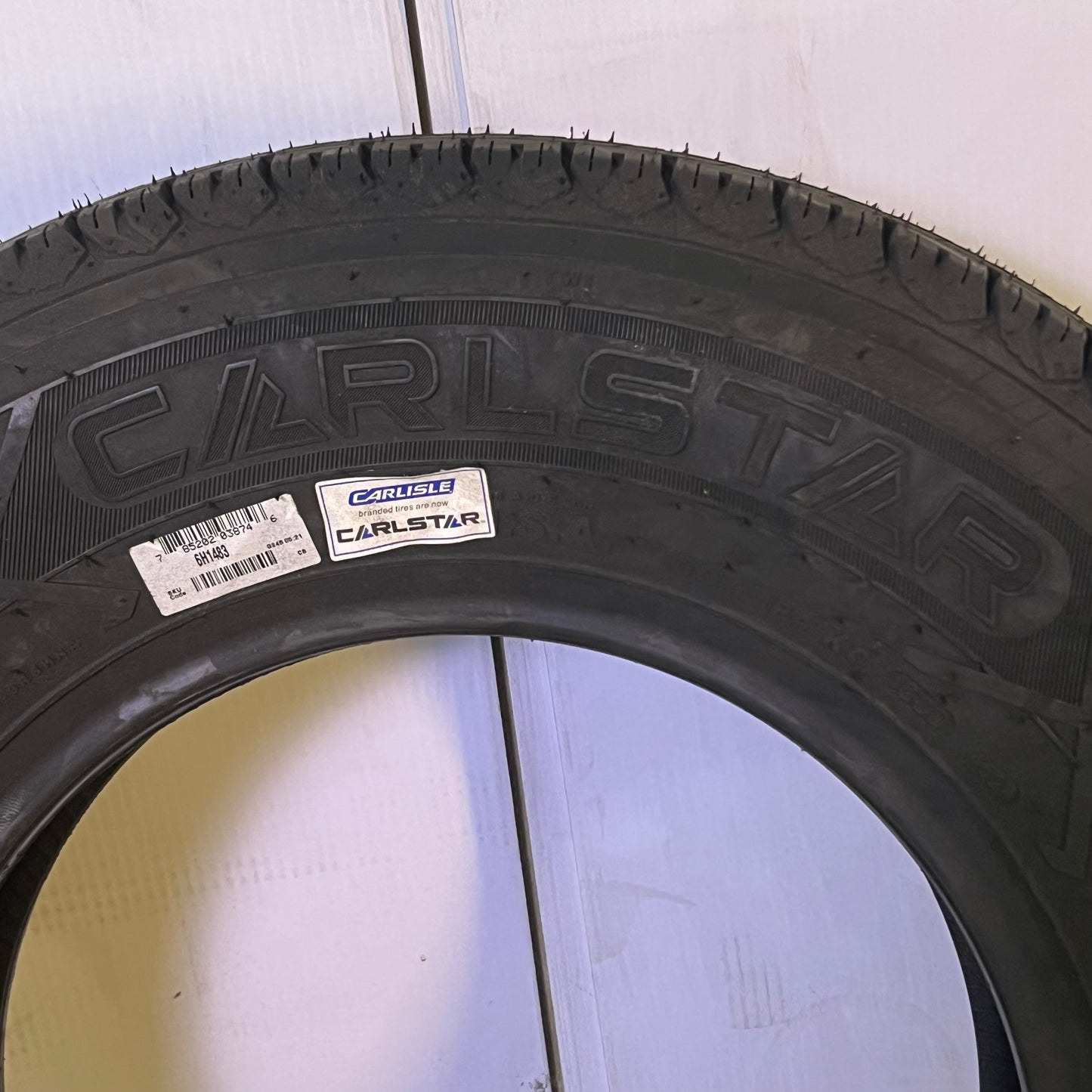 CARLISLE Radial Trail Tires Dot 4524 ST205/75R14 Black 6H1483