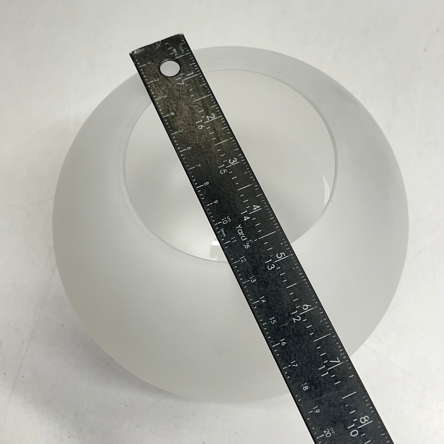 ZA@ Spherical Lamp Shade/light Fixture Replacement  ~8" Frosted White