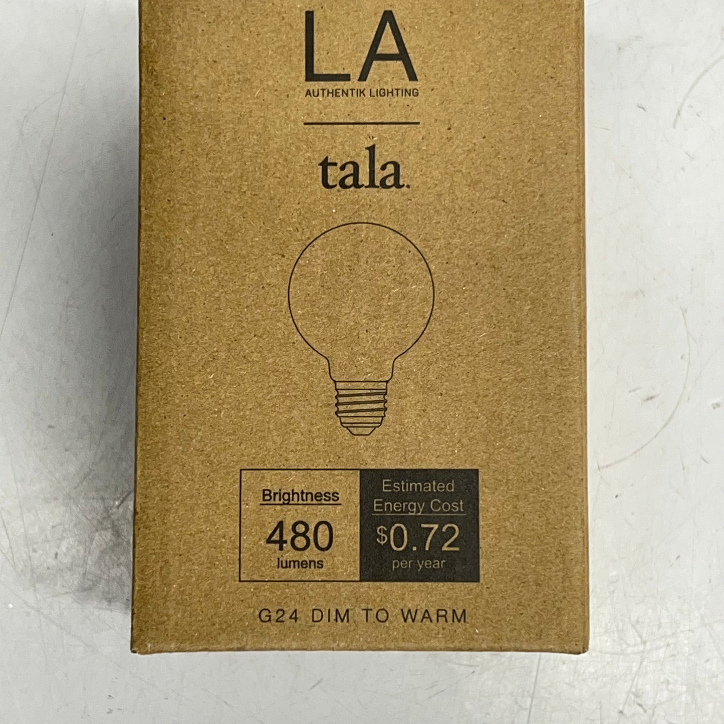TALA Sphere II Led Light Bulb E 26 2000-2800K 15000 hrs Dim To Warm Matte White