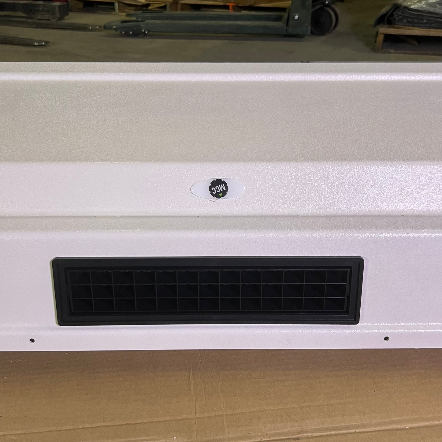 MCC White Air Conditioner Unit Sz 17"W x 59"L x 11"H