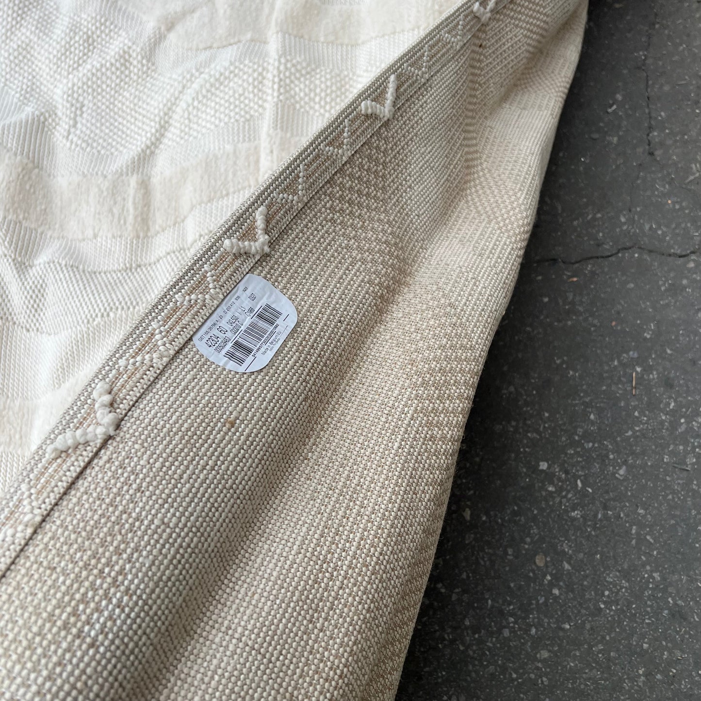 ZA@ GERTMENIAN Sedona Area Rug Boynton Multi-texture 7' X 10' Tan/White G19548