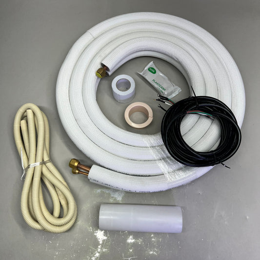 PIONEER Copper Piping Line Kit For Mini Split Installation 16' PKW-1/4-1/2-16