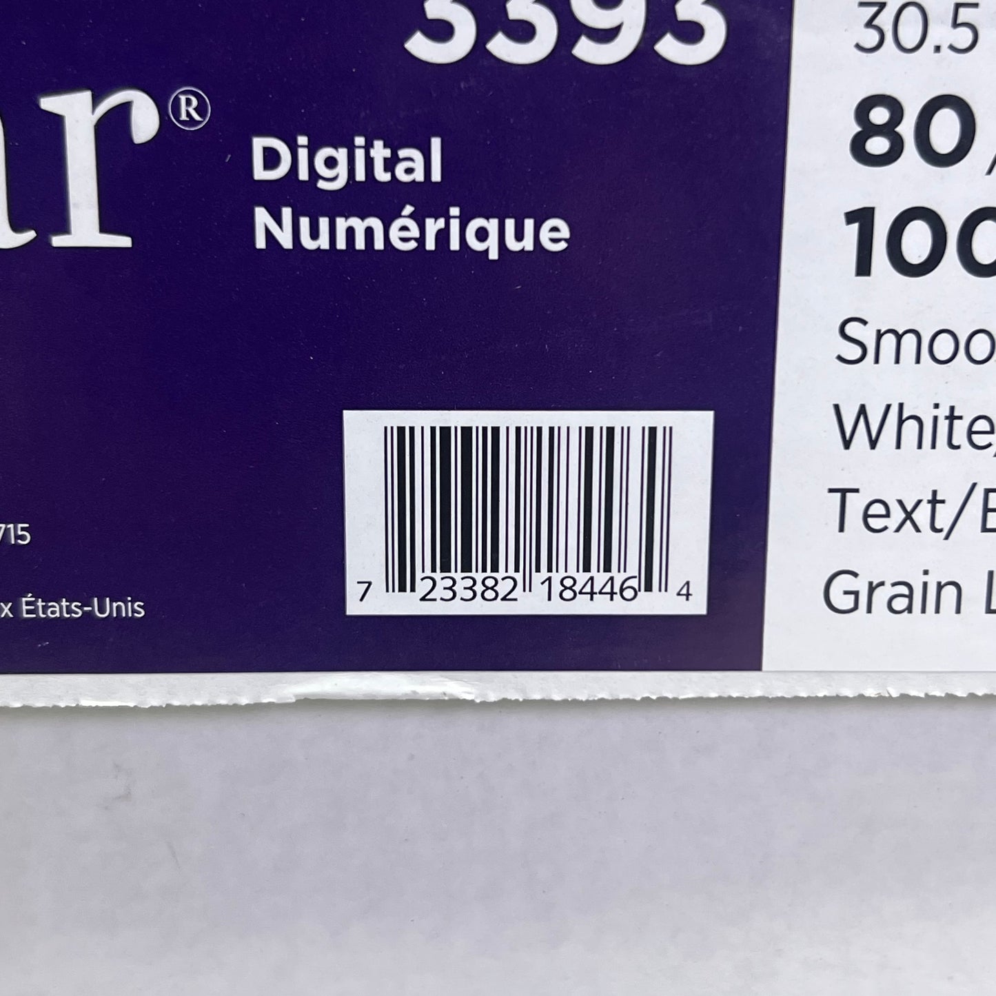 COUGAR (1000 Sheets) Digital Laser Paper Sz 12" x 18", White 3393