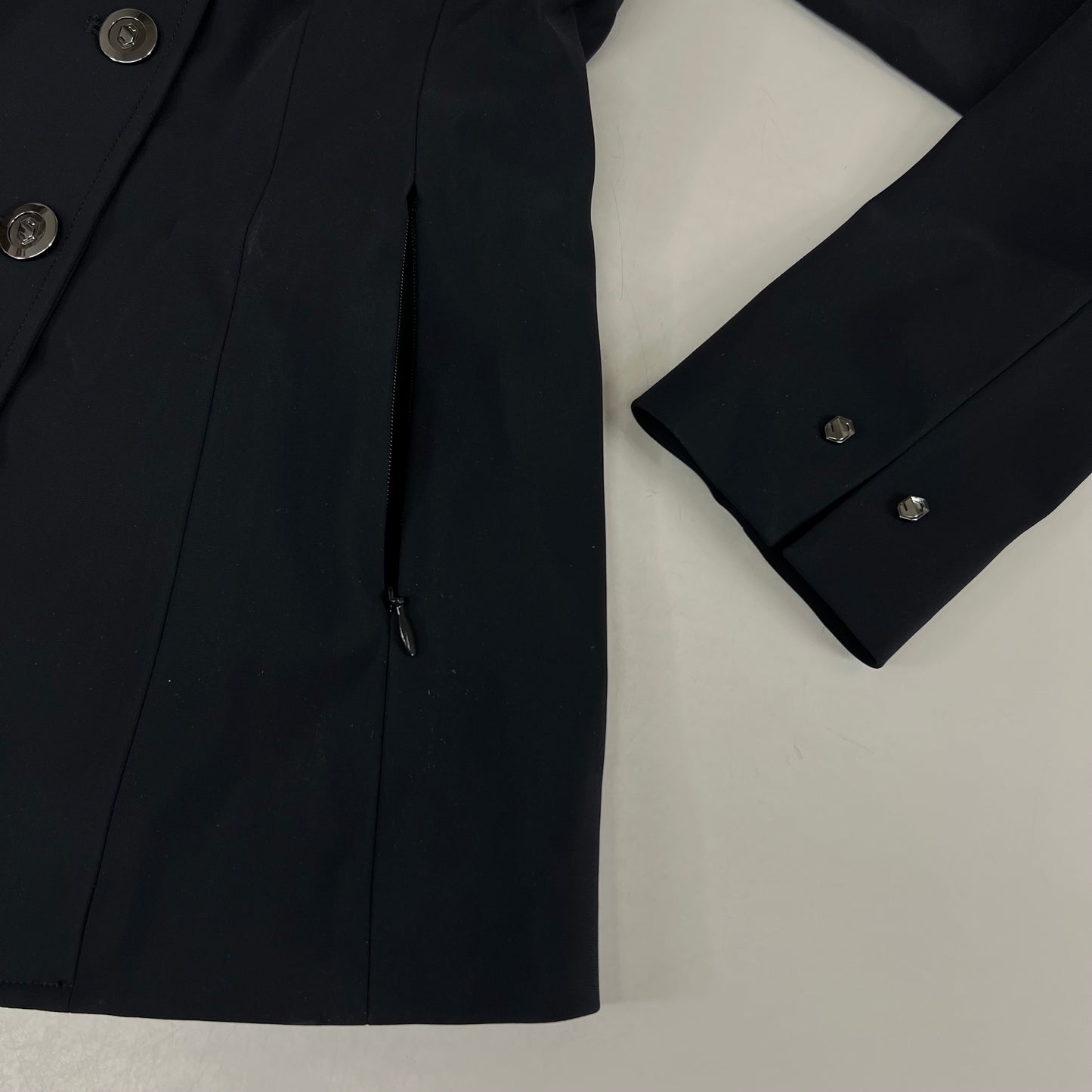 SAMSHIELD Victoria Equestrian Riding Jacket Sz Tall US 6, UK 8, FR 36 Black