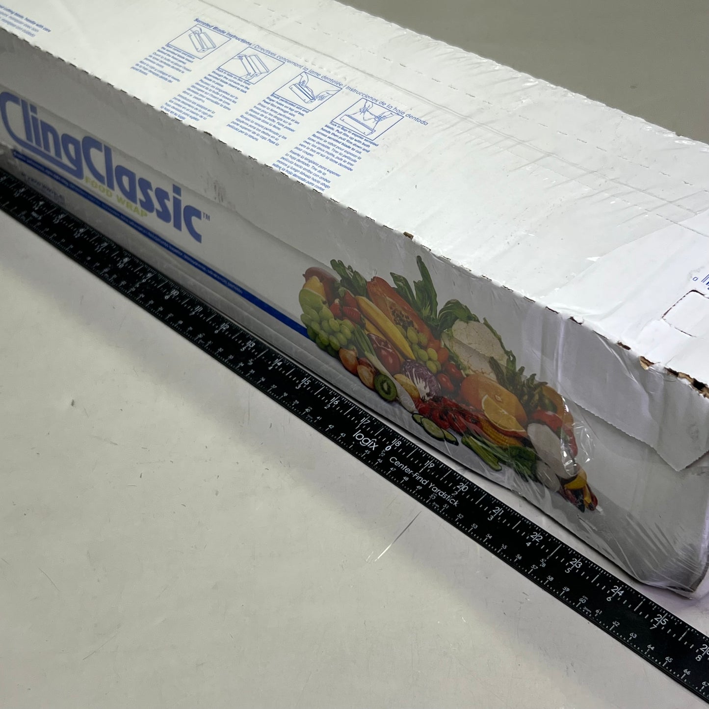 BERRY CLINGCLASSIC Food Wrap Sz 24" x 2000', Clear J1504373