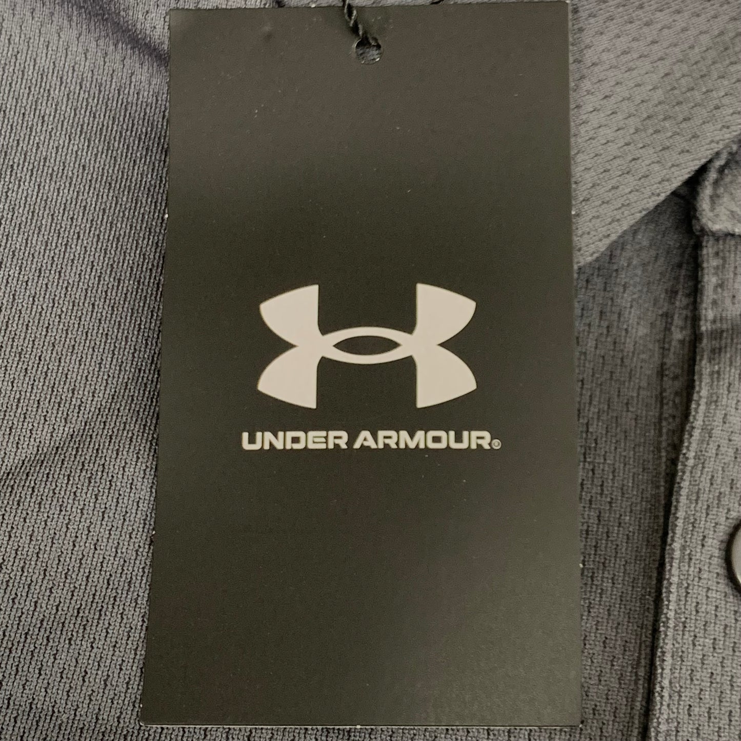 UNDER ARMOUR UA Team Tech Polo Loose Light & Moisture Wicking Men's Sz L Grey