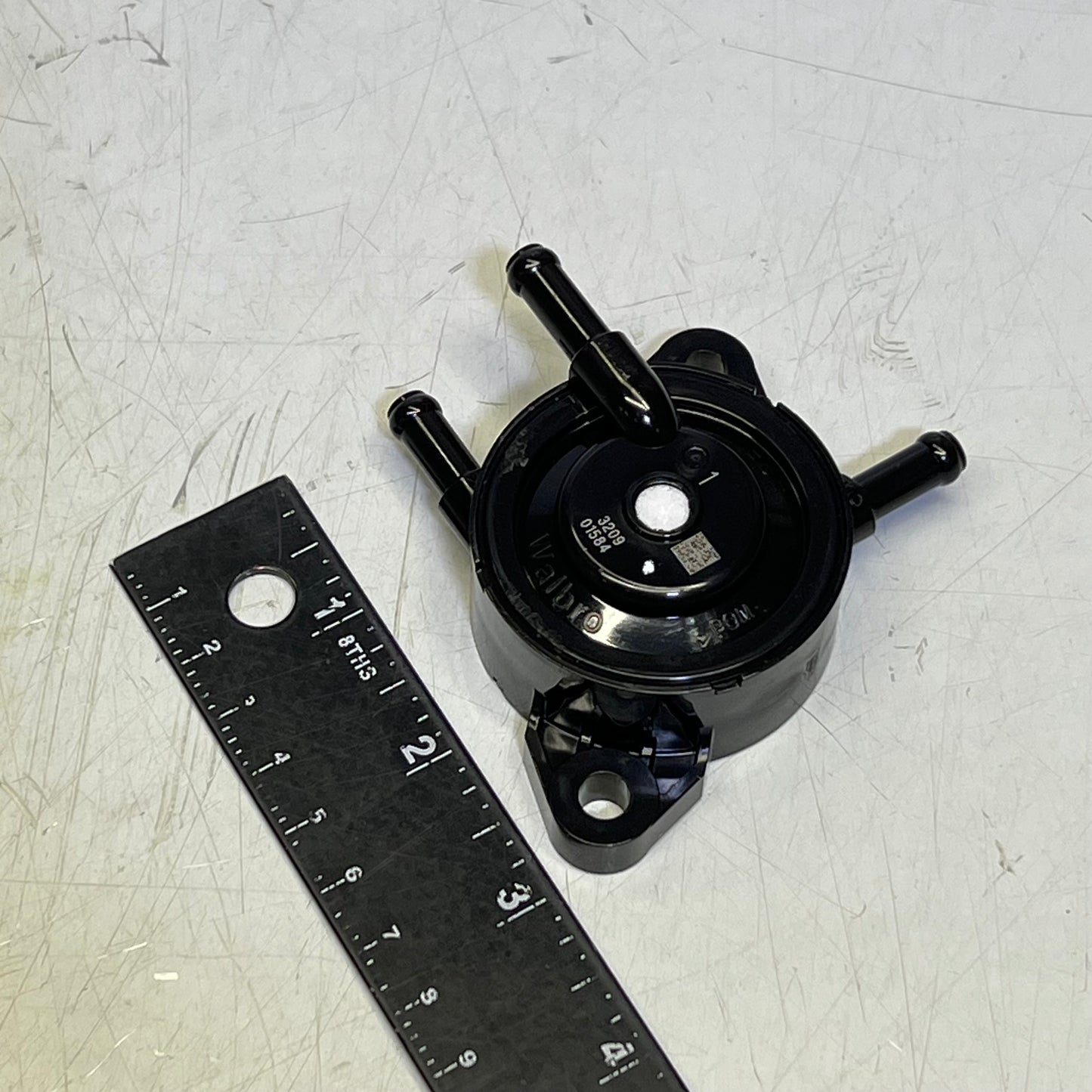 EZGO SVC Fuel Pump Pulse Genuine OEM Fits 1/4" Fuel Line Black 602061