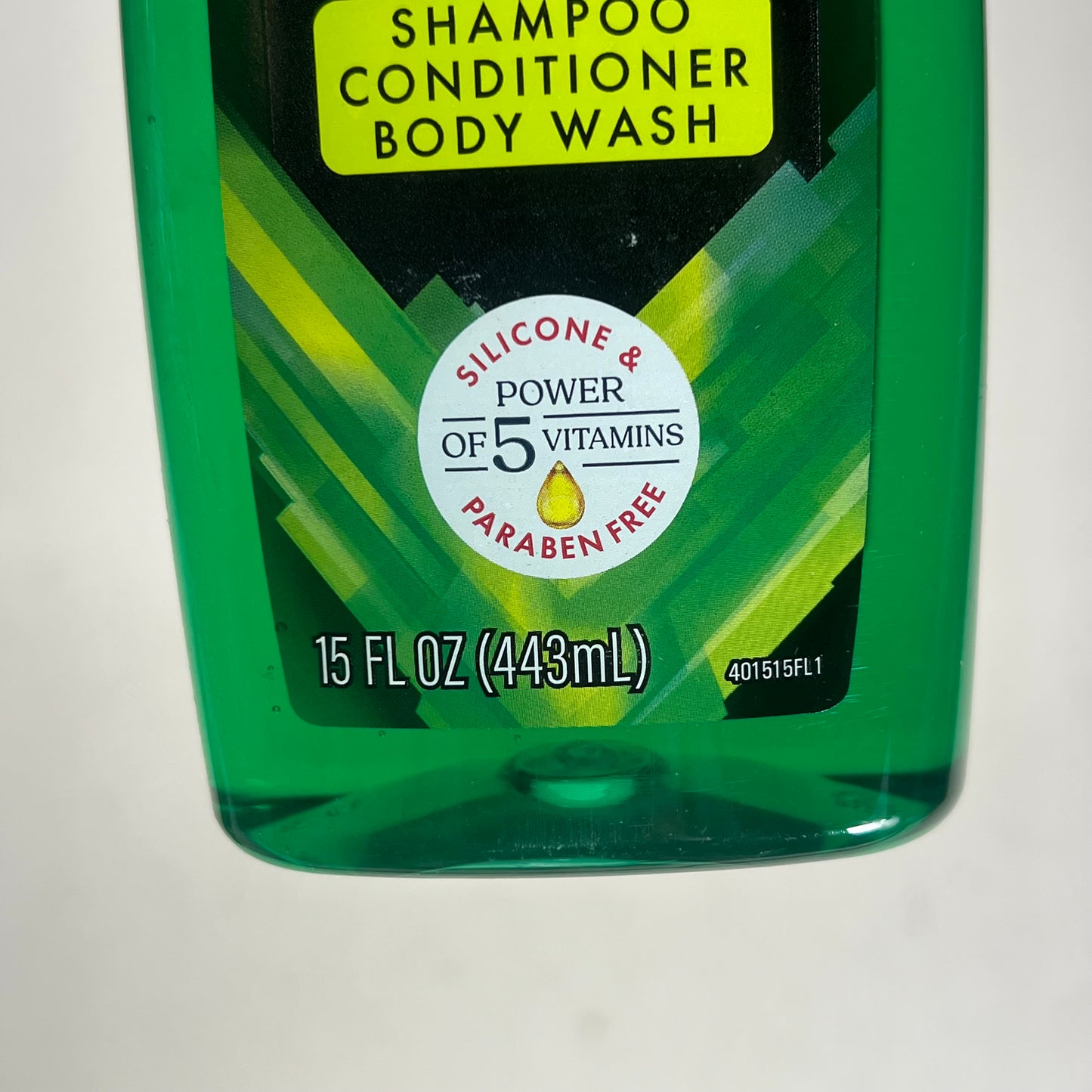 ZA@ VO5 (3 PACK) 3 In 1 For Men Fresh Energy Shampoo, Conditioner & Body Wash 15 Fl Oz