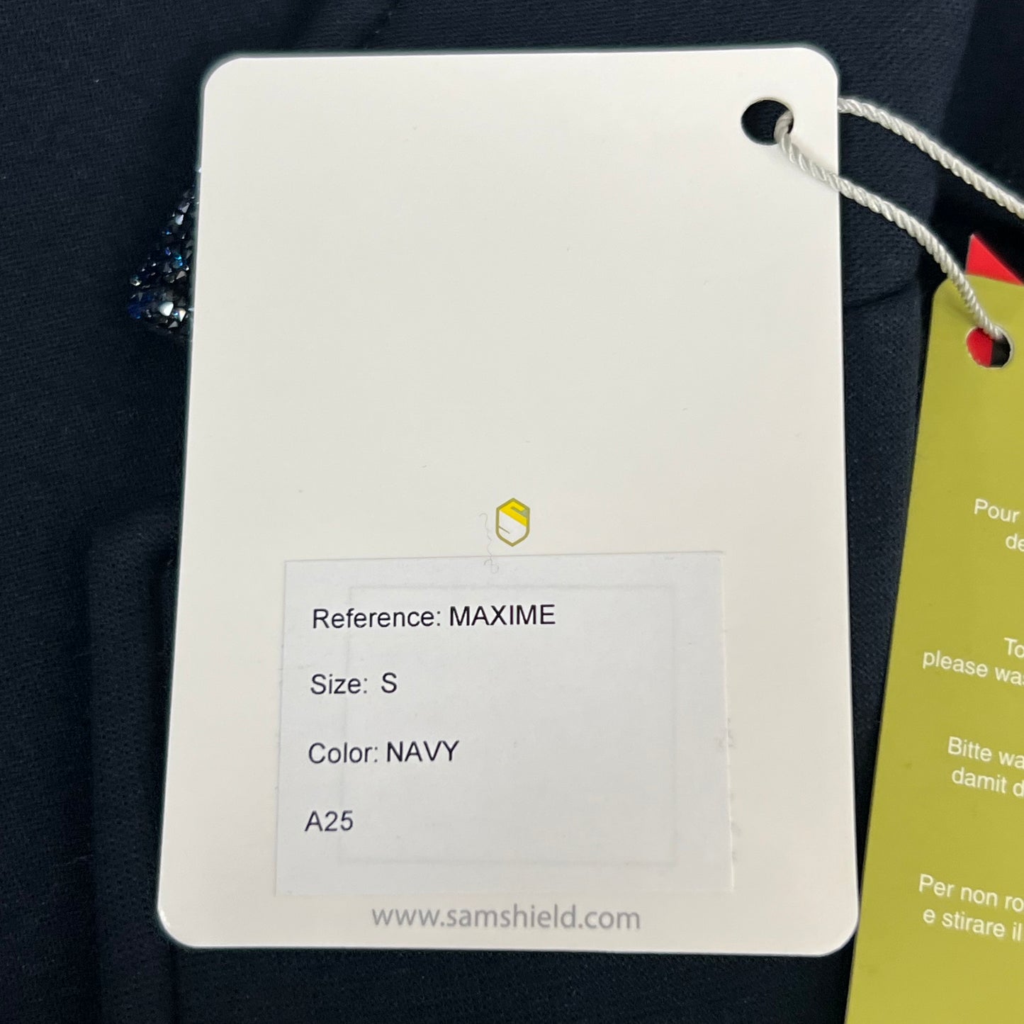 SAMSHIELD Maxime Equestrian Fleece Winter Jacket Women's Sz S Navy Blue