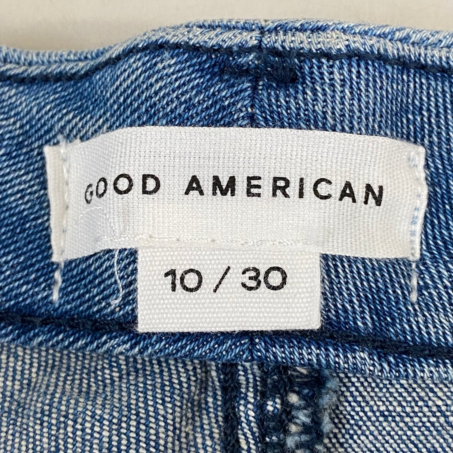 GOOD AMERICAN Good Legs Straight Split Pockets Women's Sz 10 Blue449 GSBP941CET