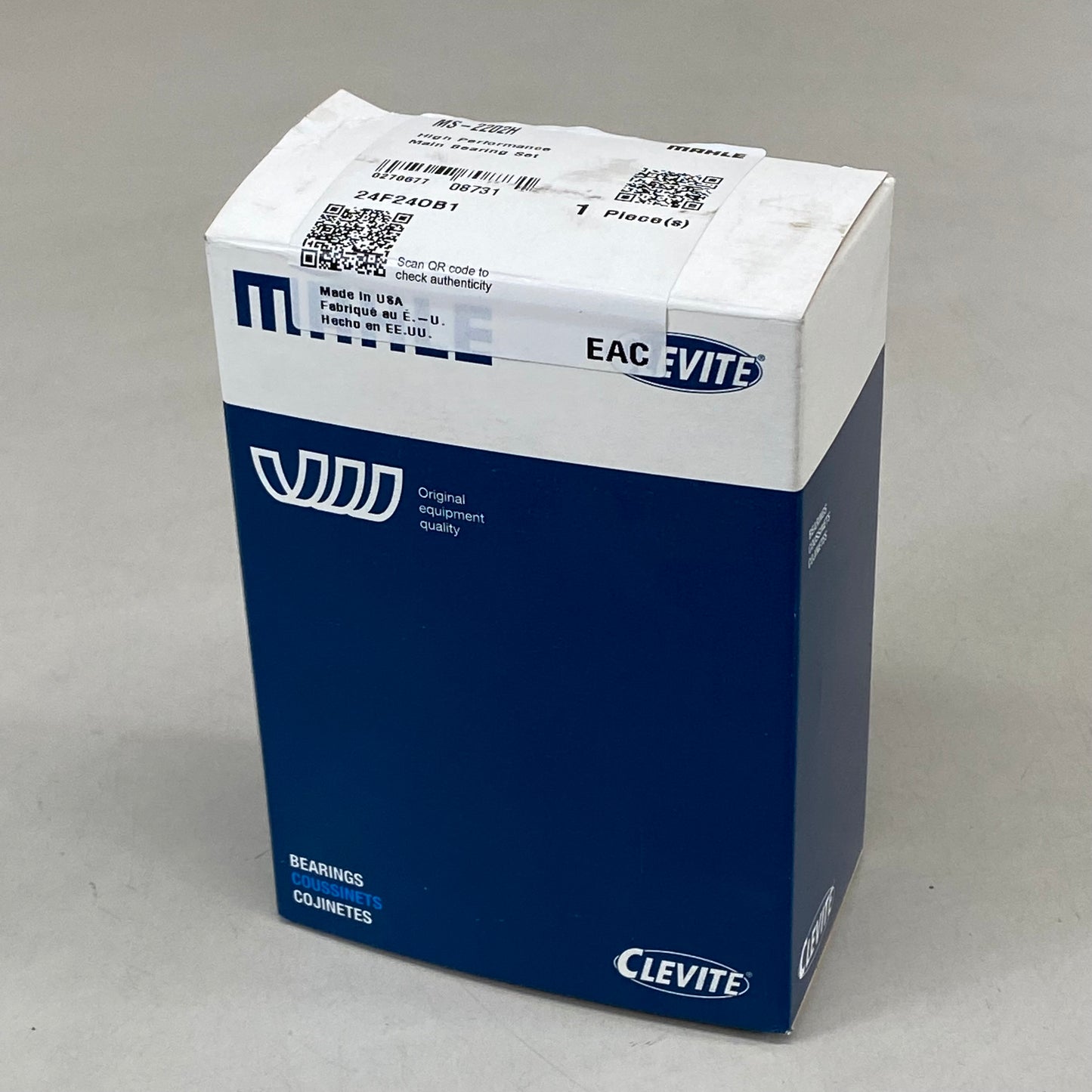 MAHLE (13 Pieces, 1 Box) Clevite Engine Crankshaft Main Bearing Set MS-2202H (New Other)