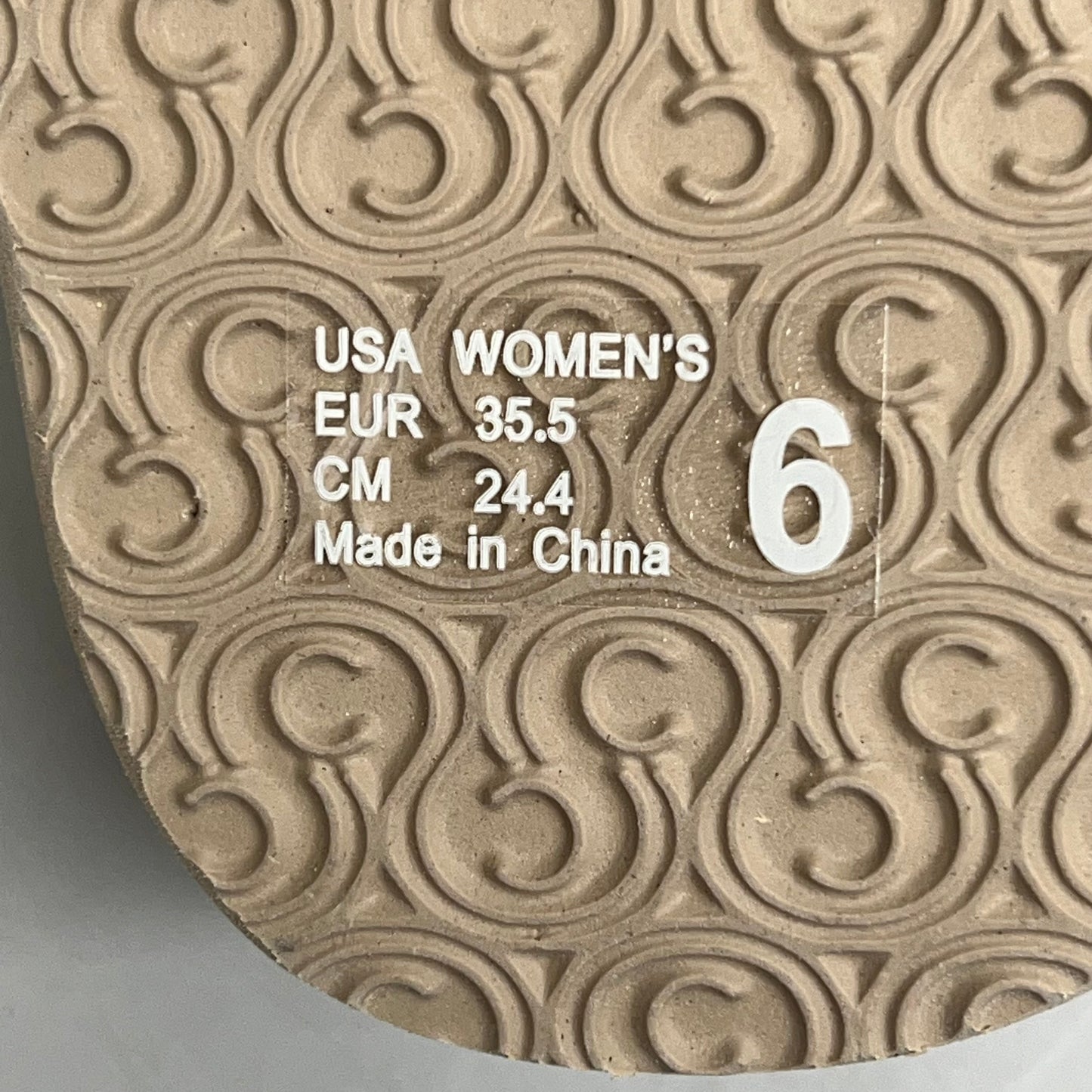 COBIAN Dana Rise Elevated Flatform Style Slide Women's Sz 6 Tan DNA24-230-06