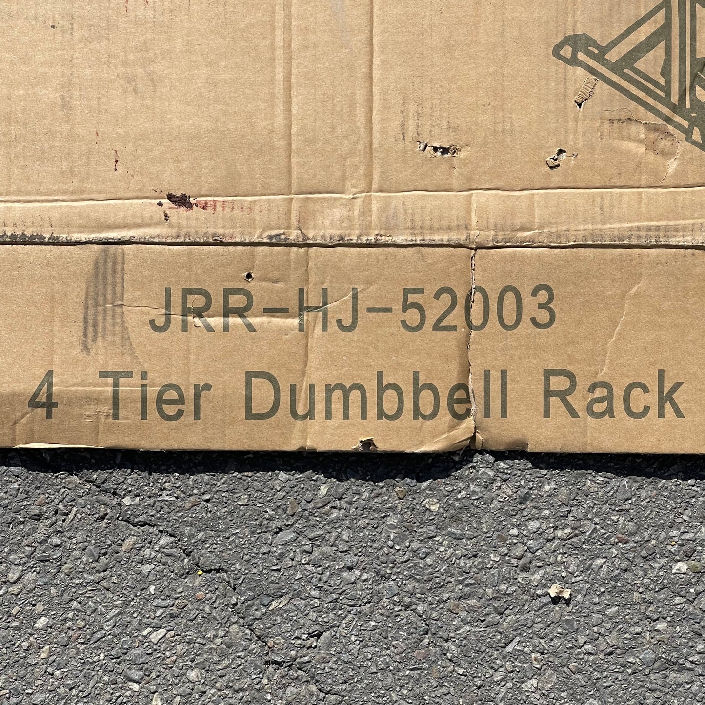 ZA@ UNBRANDED 4 Tier Dumbbell Rack Trays JRR-HJ-52003 (AS-IS)