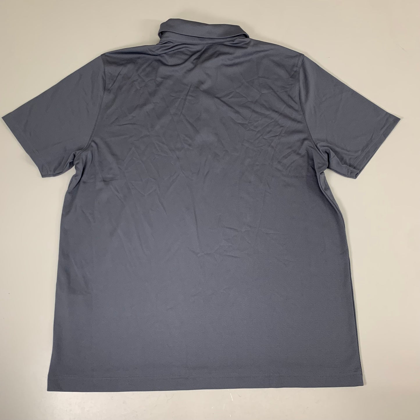 UNDER ARMOUR UA Team Tech Polo Loose Light & Moisture Wicking Men's Sz L Grey