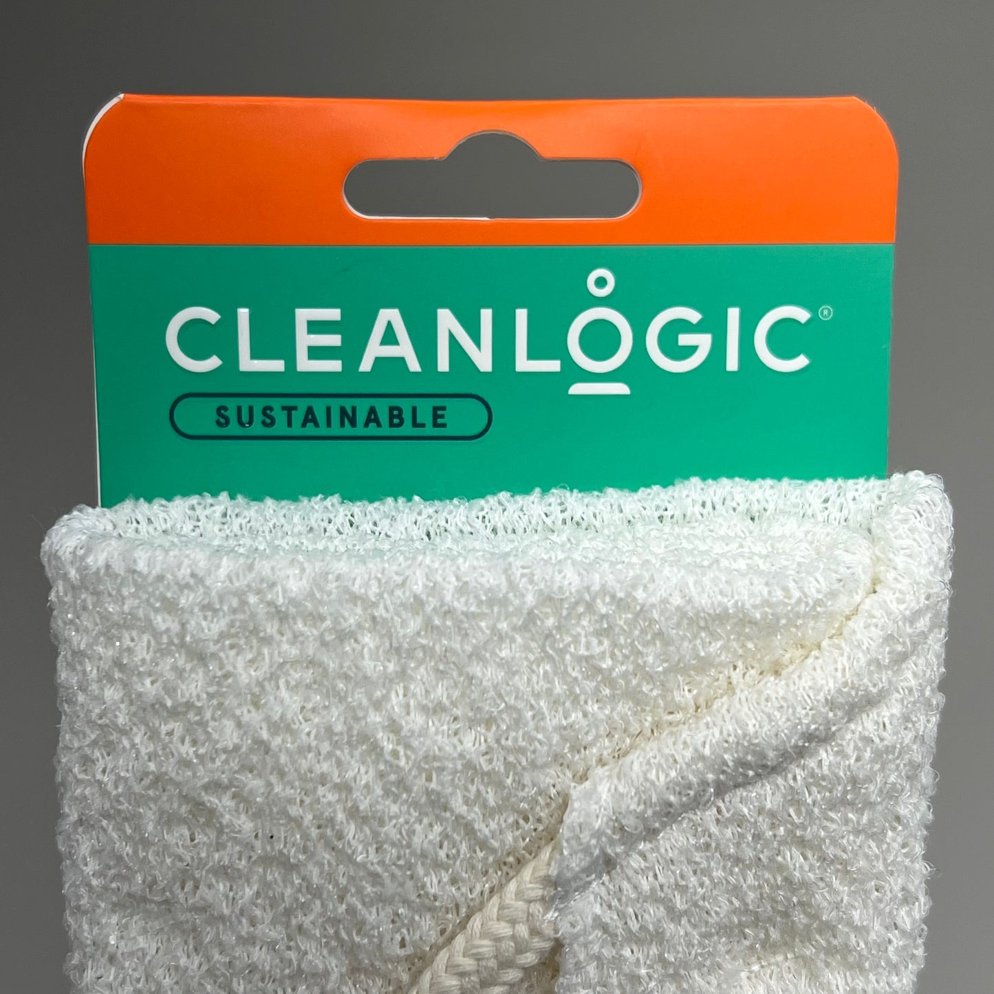 CLEANLOGIC Certified Organic Cotton Exfoliating Stretch Cloth 17" X 8" 1200219