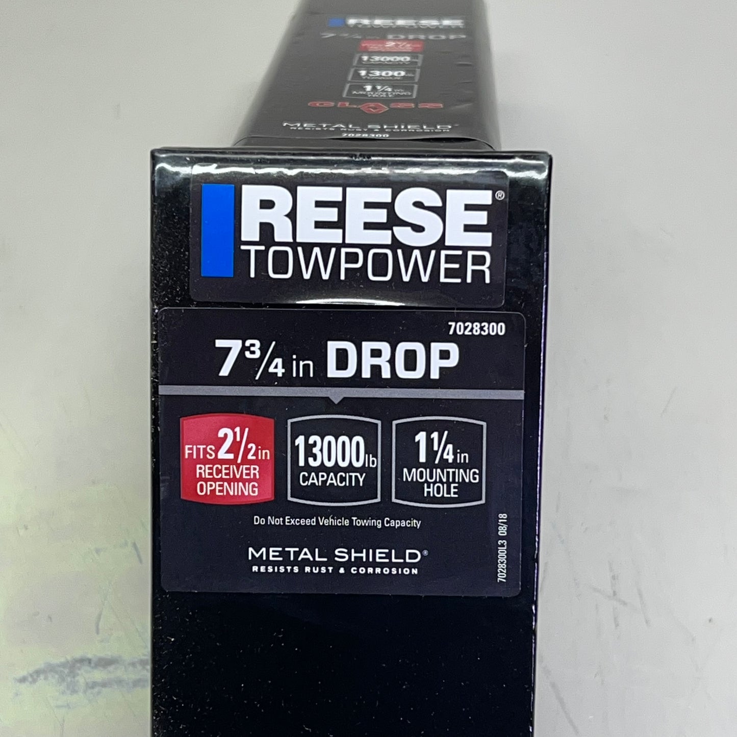 REESE TOWPOWER Hitch Ball Mount Draw Bar 2.5" Shank 7.75"Drop 13,000 Lbs 7028300