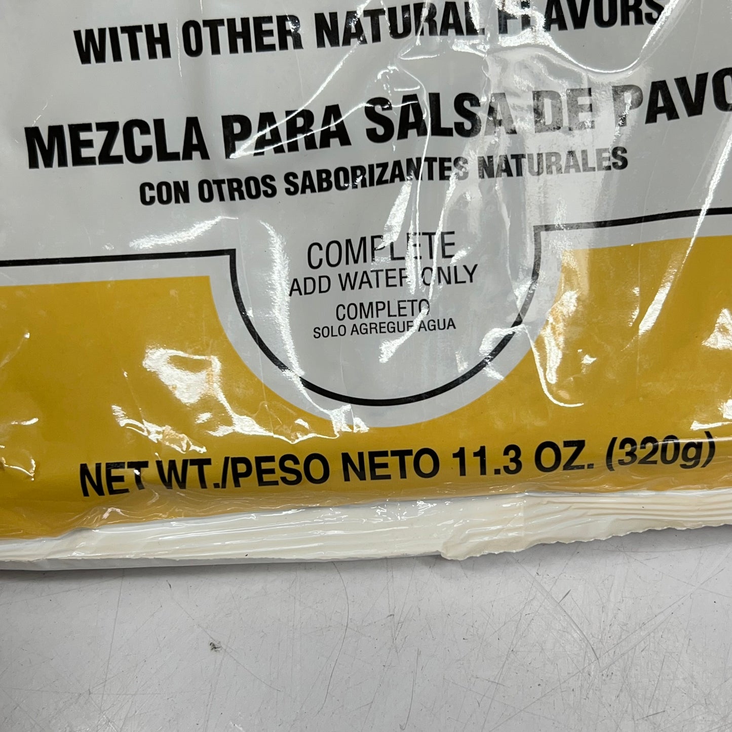 ZA@ PIONEER (6 PACK) Individually Packaged Powder Turkey Gravy Mix 11.3 Oz White C