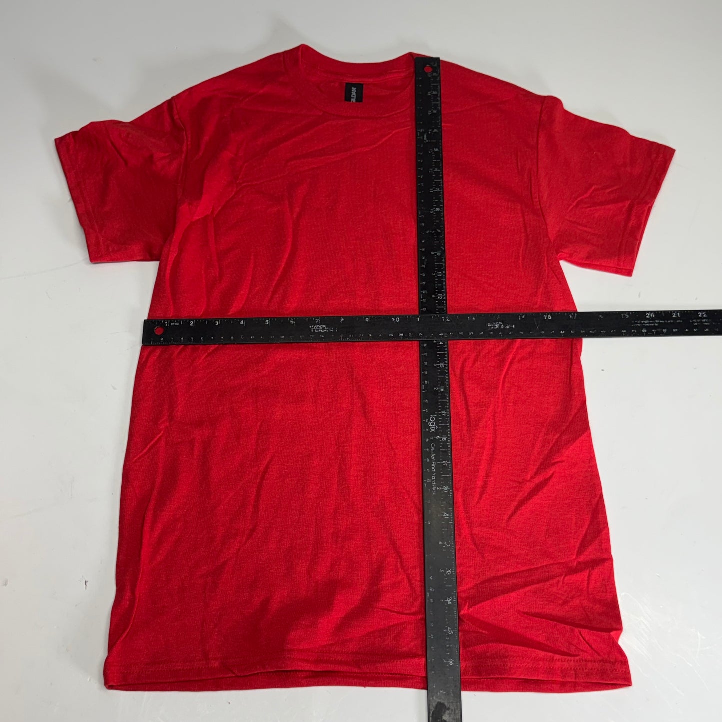 ZA@ GILDEN (12 PACK) Unisex Heavy Cotton T-shirts Short Sleeve Unisex Sz S Red