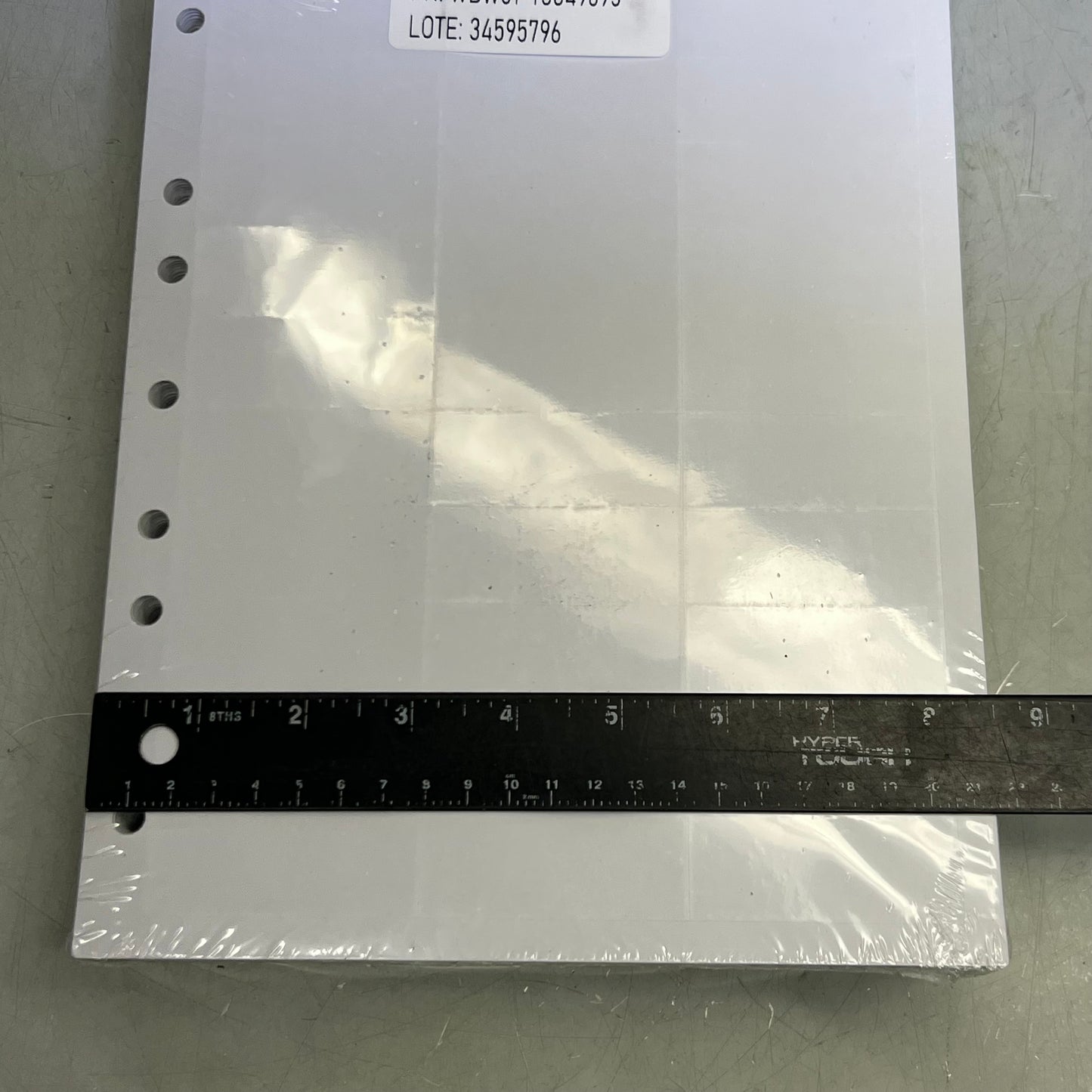 PDC (1000 Sheets - 30 Per Sheet) Label Laser W/HLS Portrait Sz 2-1/2" x 1", WBW51