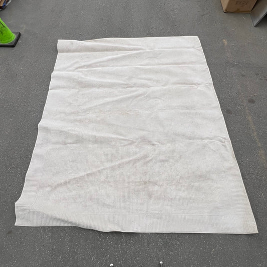 ZA@ NOURISON & HOME  Arctic Area Rug Low Pile 7' x 9' Ivory 1811816 (Return)