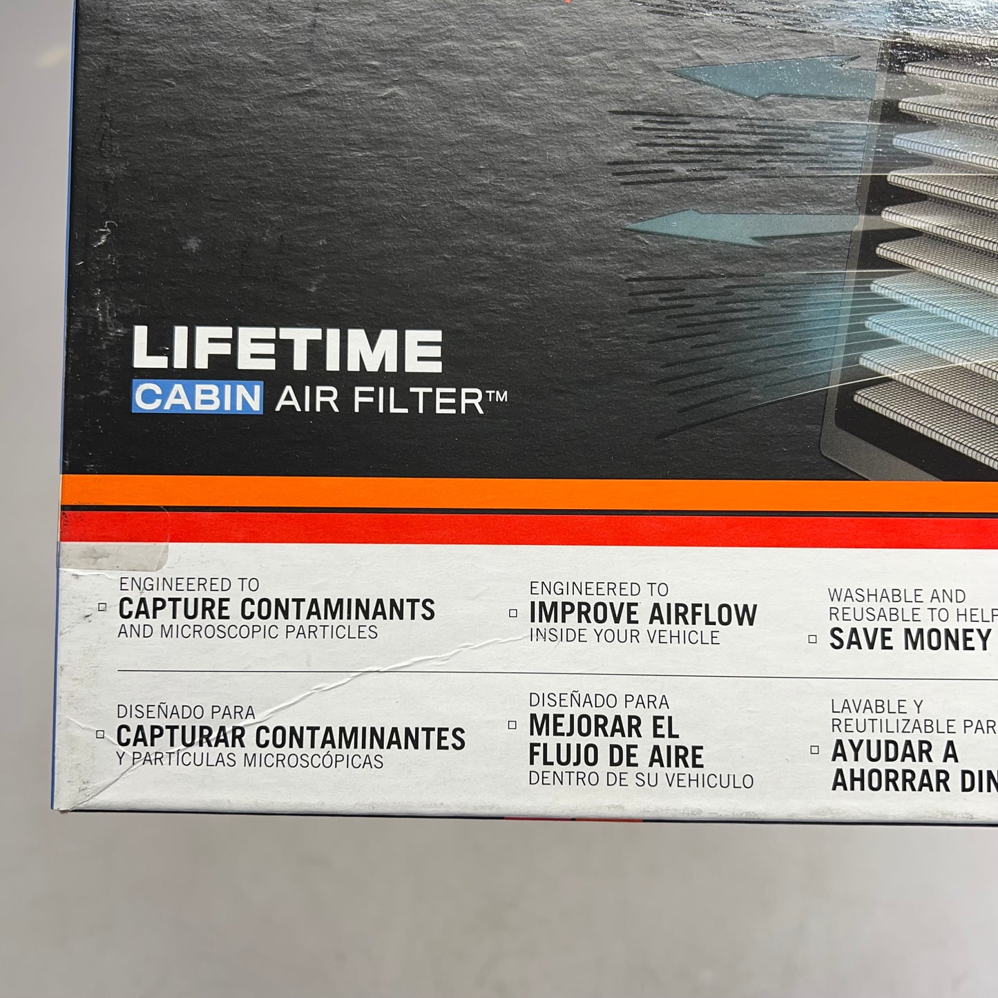K&N Lifetime Washable Cabin Air Filter For Cadillac, Chevrolet & Gmc VF-2044