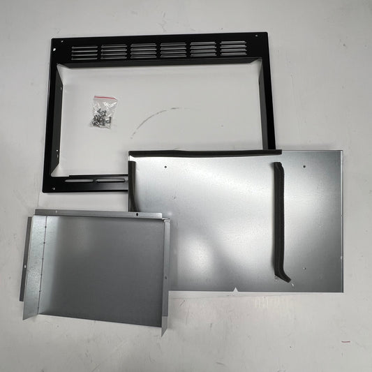 GE APPLIANCES Premium Microwave Trim Kit 0.9 Cu. Ft. Black Stainless JX1095STBB