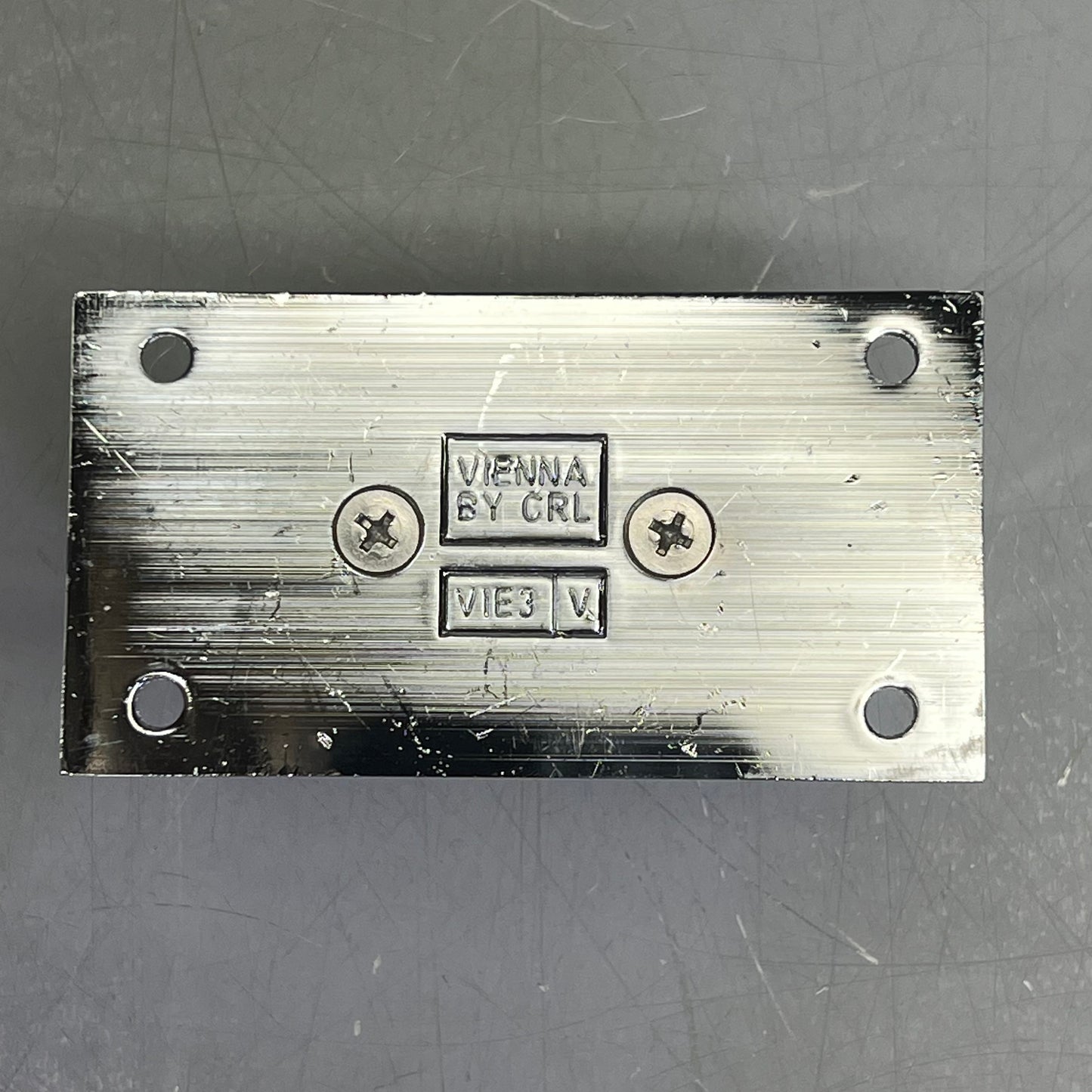 CRL Brass Vienna 037 Series Wall Mount 'H' 3/8, 1/2 Polished Chrome V1EH037CH