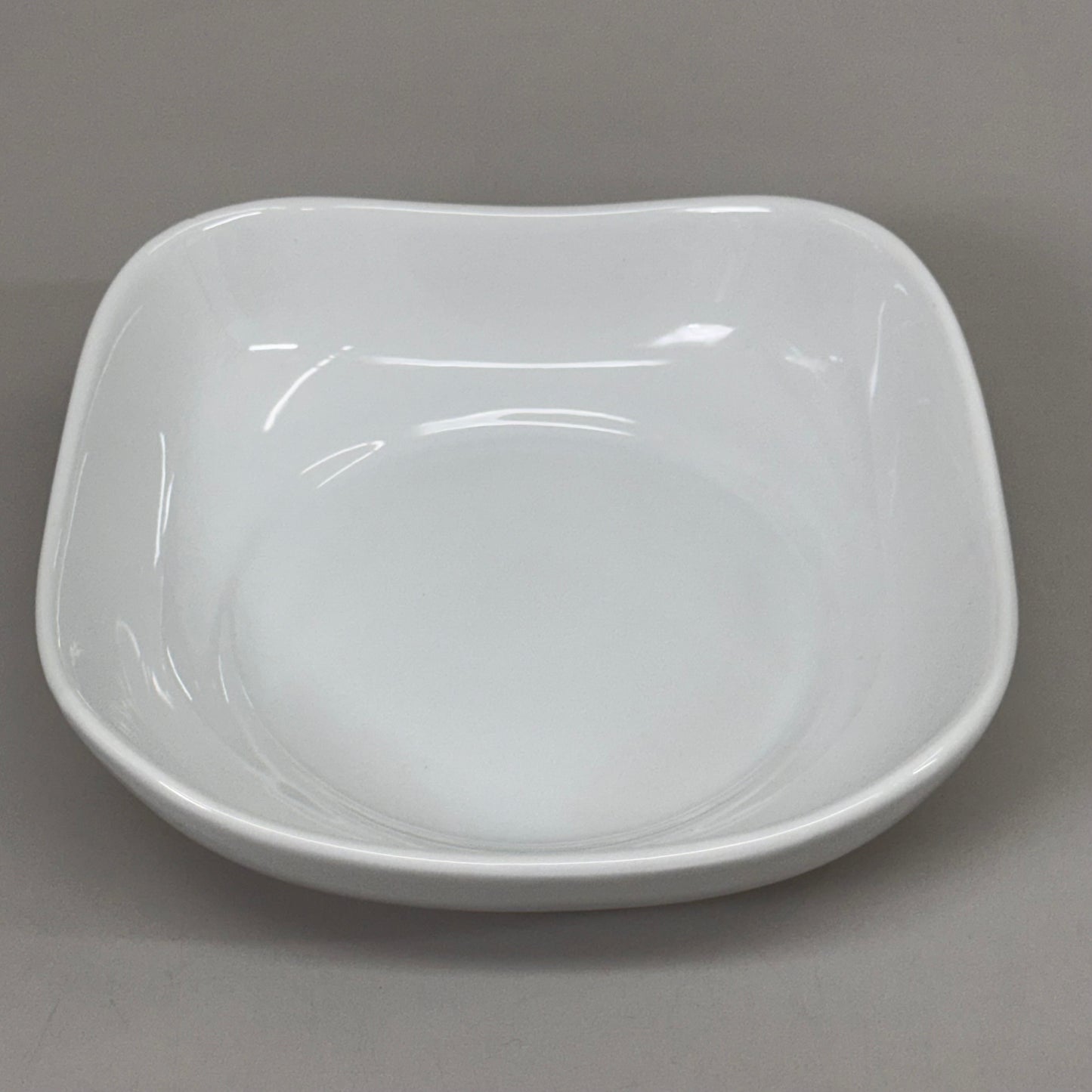 ONEDIA (8 PACK) Ceramic Square Bowls 7"x7" White