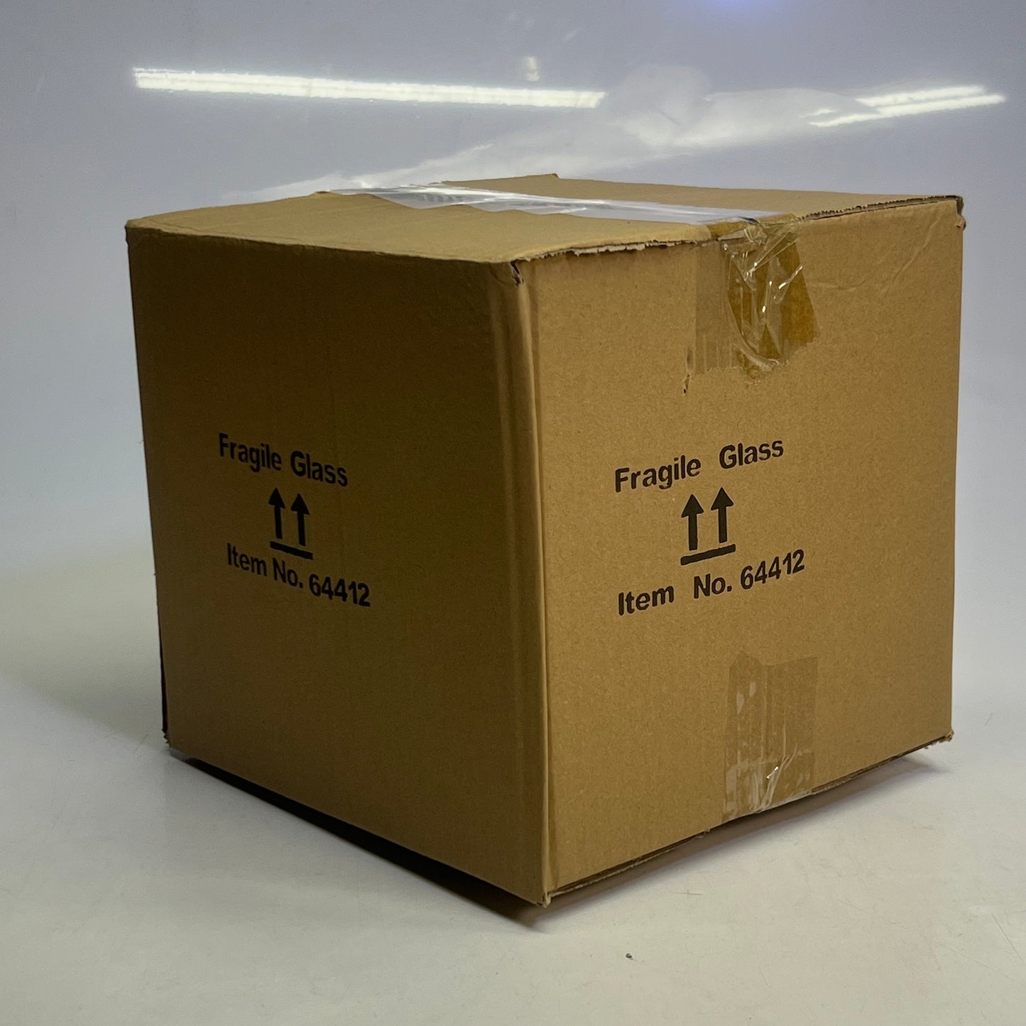TERRAIN Slanted Hurricane Glass Sz 5.5"D x 8"H, 101556736