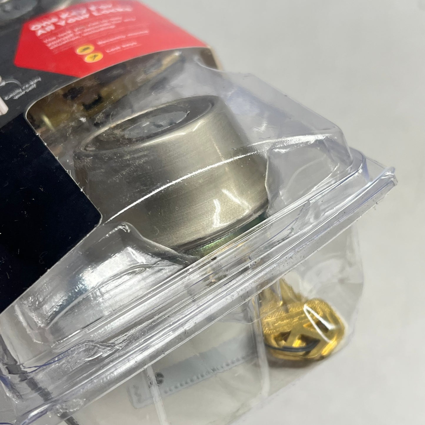KWIKSET Smartkey Security Metal Double Cylinder Deadbolt Satin Nickel 96650-516